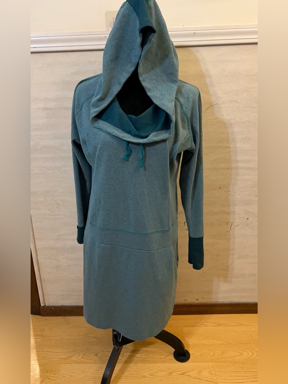 Columbia Sportswear cowl neck hoodie dress/tunic.